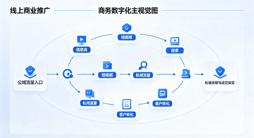 磐安县线上商业推广怎么做？全域流量闭环搭建与低成本转化实战指南